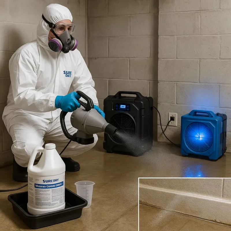 Sanitization and Odor Removal process in Lexington, MI